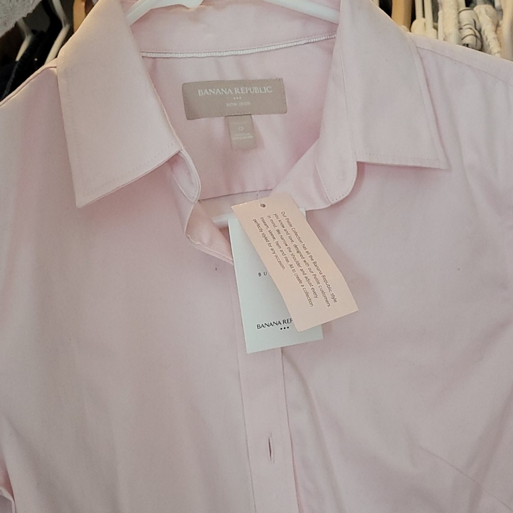 NWT, banana republic collared top
